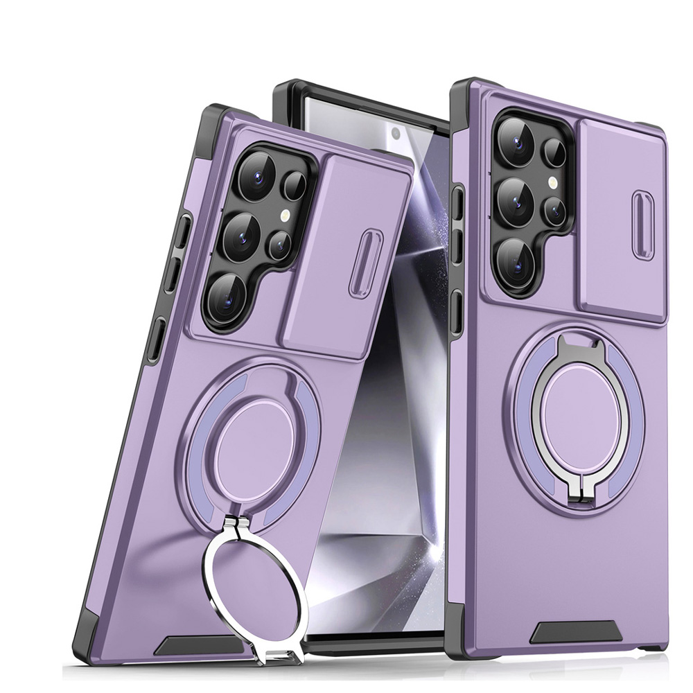 三星S24Ultra镜头滑盖装甲保护壳