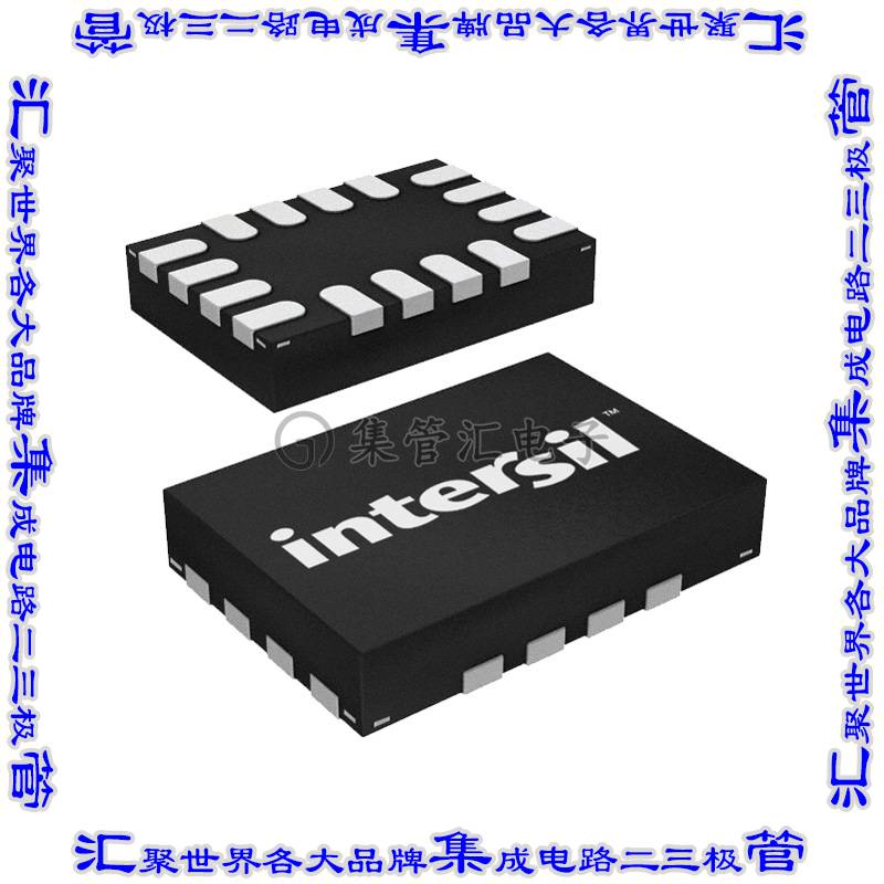 ISL54058IRUZ-T 模拟开关IC SWITCH SP4TX2 750MOHM 16UTQFN芯片