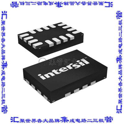 ISL54405IRUZ-T 集成电路芯片IC MUX 2:1 STEREO CD/MP3 16UTQFN