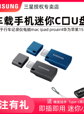 三星 Type-c 512G理想汽车行车记录仪U盘 128g领克08哨兵64G迷你