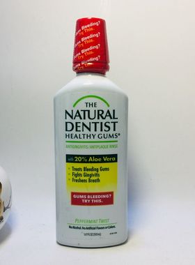 现货美国Natural Dentist天然薄荷漱口水 改善牙龈出血清新口气