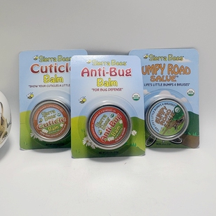 现货美国Sierra Bees跌打瘀伤万用膏/角质护理膏/防虫膏助眠膏17g