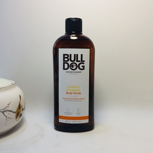 现货美国Bulldog 控油沐浴露500ml Skincare天然柠檬弗手柑栓保湿