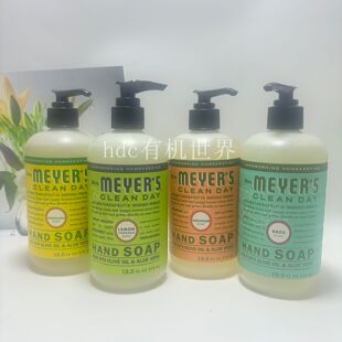 现货美国Mrs. Meyers柠檬马鞭草洗手液抑菌清洁控油保湿祛异味354