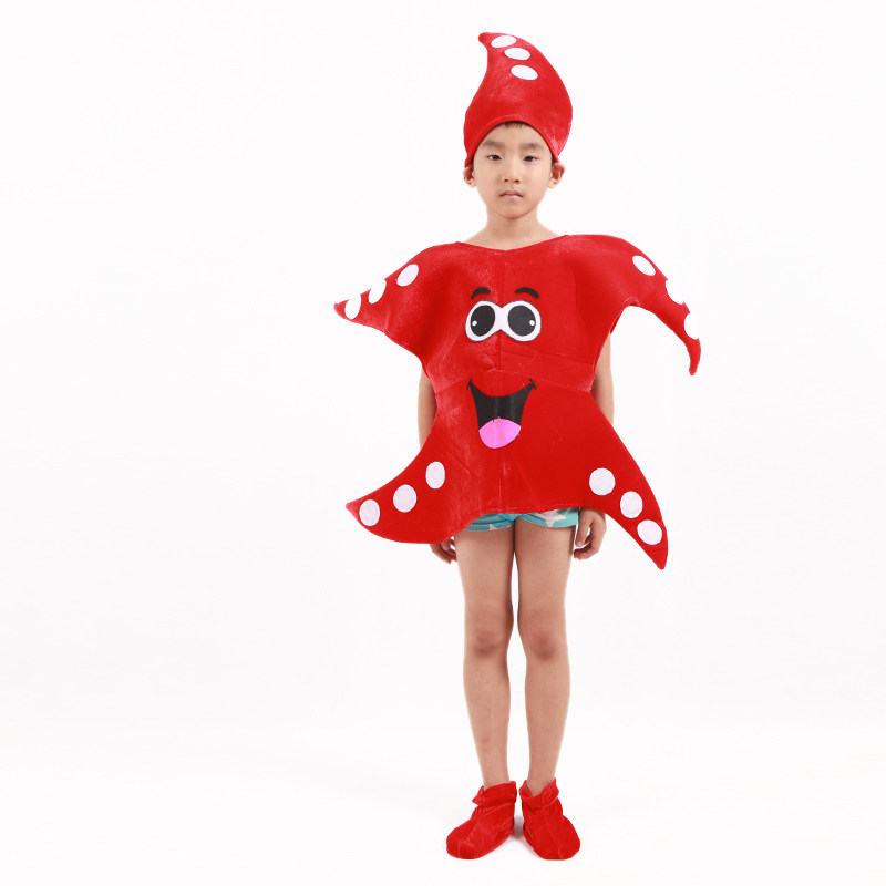 海洋动物卡通风幼儿园舞台表演服