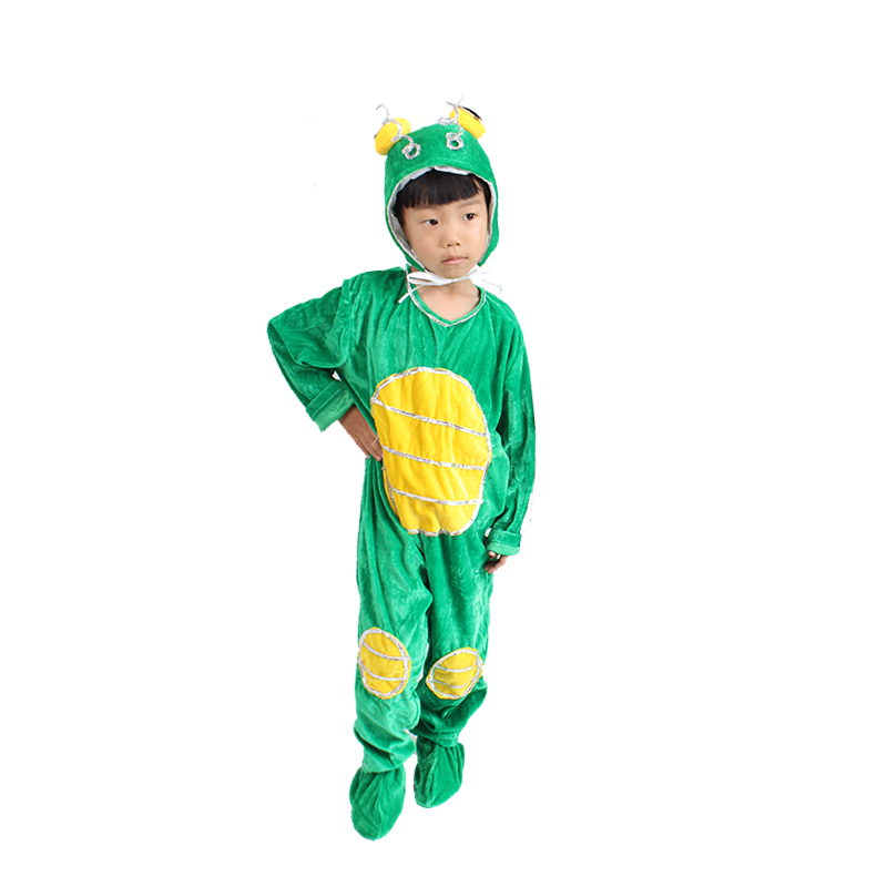 六一昆虫小青虫演出服