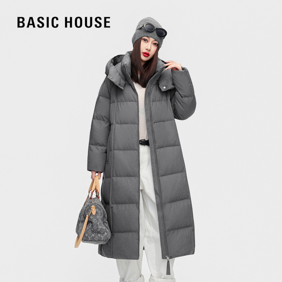 加厚大被子过膝长款防风羽绒服