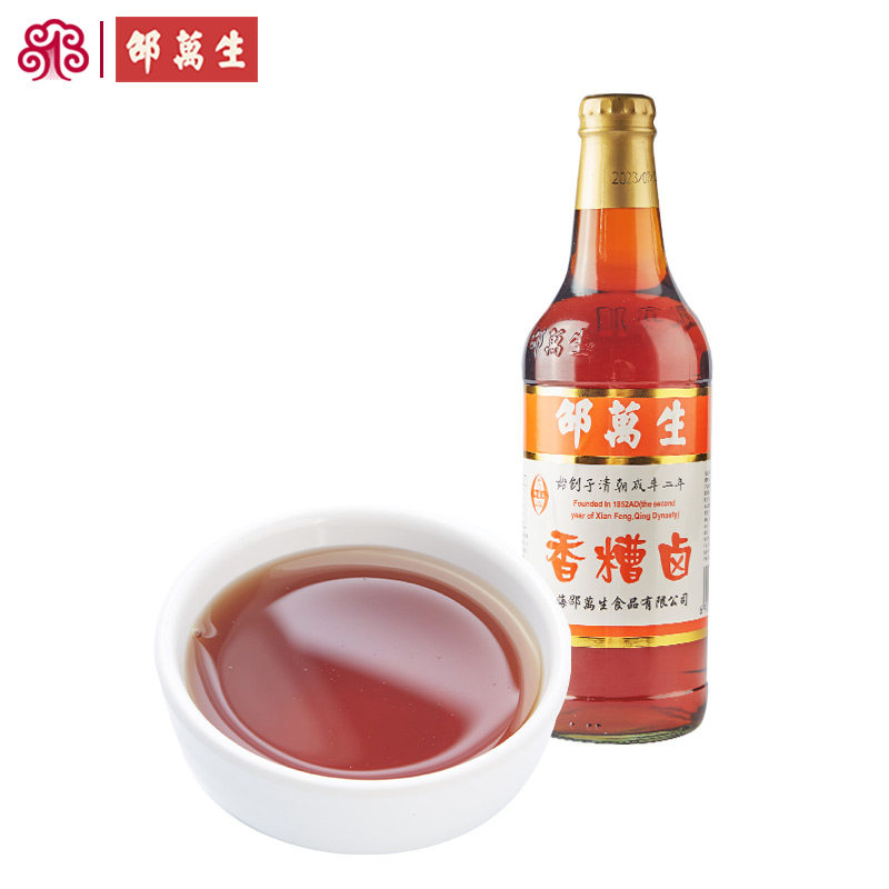 上海特产邵万生香糟卤500ml家用料酒黄酒凉拌调味汁老字号瓶装