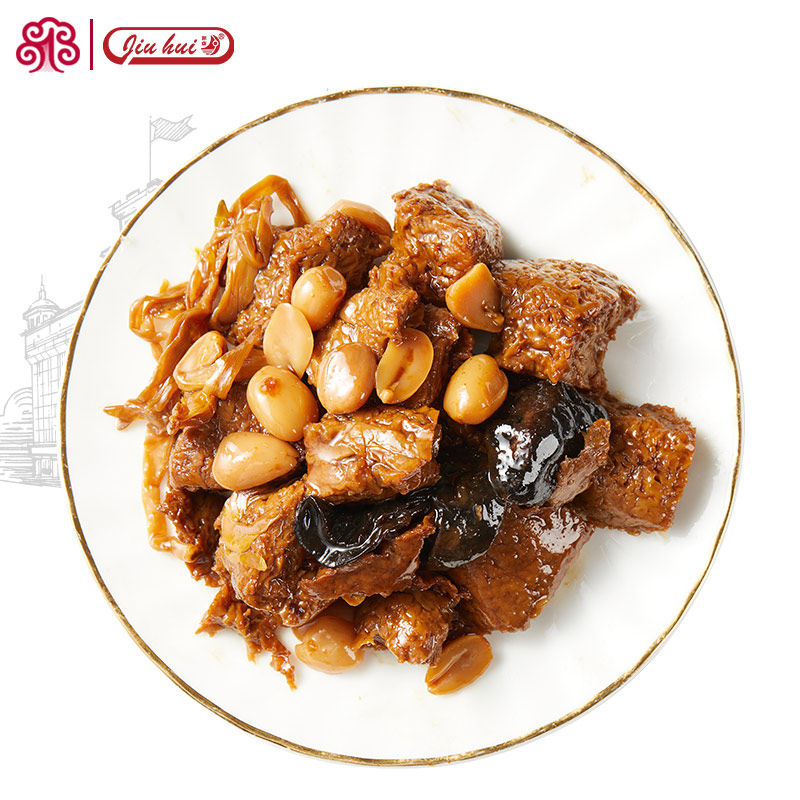 公益烤麸200g上海特产烤夫面筋方便速食豆制品半成品熟食下饭菜