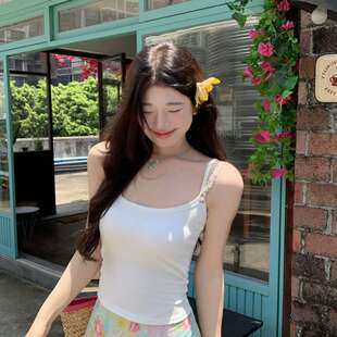 人手N件藤蔓花朵超好穿设计感花朵吊带背心S7484 筱漂亮