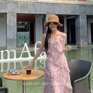 UONE-爆款必入清新淡雅小个子包容身材显瘦连衣裙18501-2