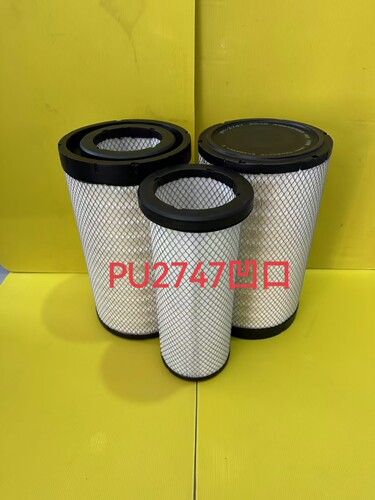 K2747PU空滤芯适配江铃威龙HV5重卡货车2747空气滤清器总成空气格
