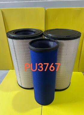 PU3767空气滤芯适配工程机械发电机1006547820-1447空气滤芯K3767
