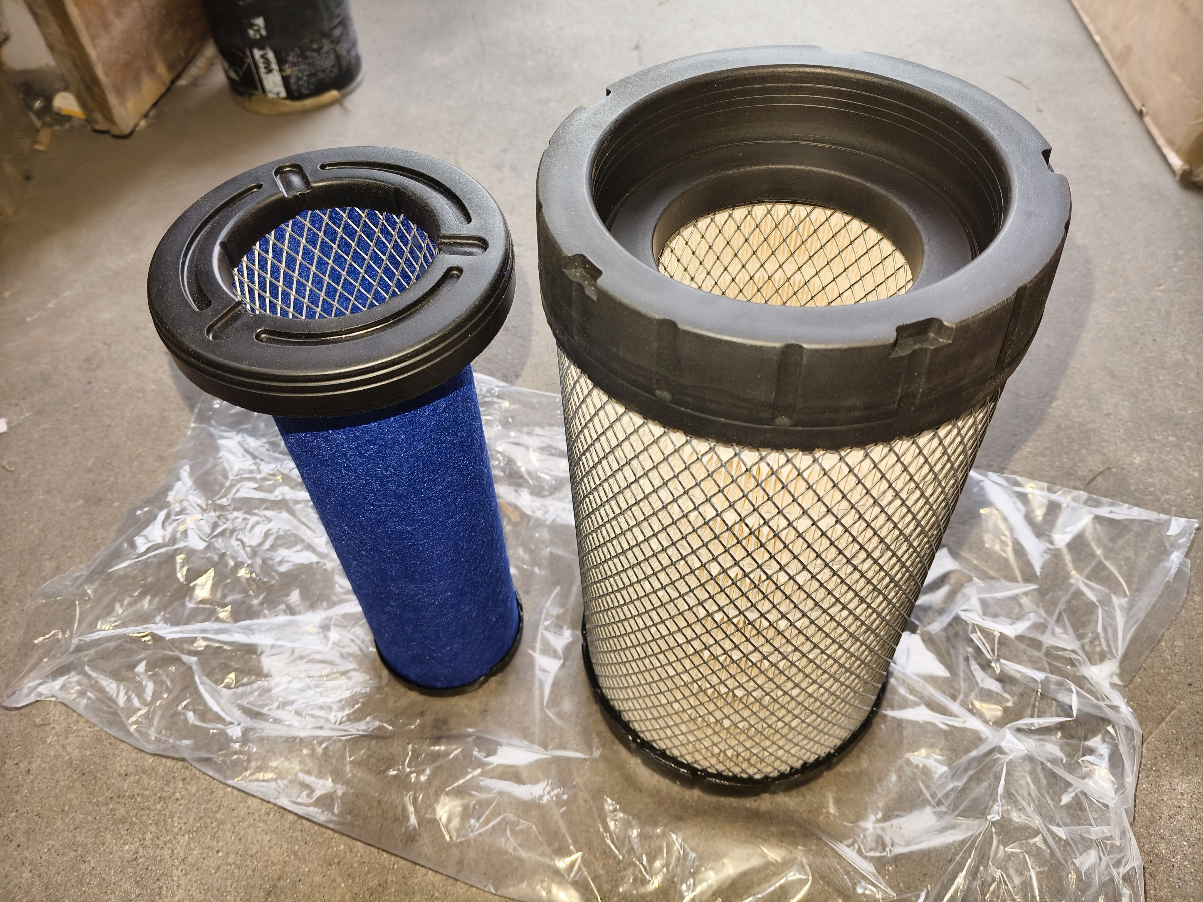 K1625/K1636适用山猫装载机T/S630空气滤芯863空滤清器T650格S650