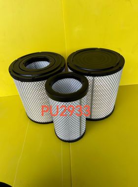 K2933空气滤清器适配山推彭浦推土机上柴D6121卡特发动机空滤滤芯