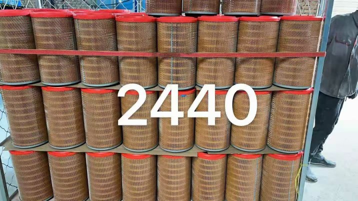 K2440PU空气滤芯适配潍柴龙工855徐工装载机铲车空滤临工50柳工晋