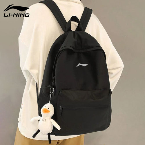 李宁书包双肩包大容量男女同款
