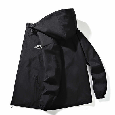 男装休闲夹克青年连帽春秋季宽松