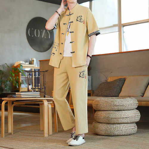 刺绣开衫民族风盘扣夏季复古唐装