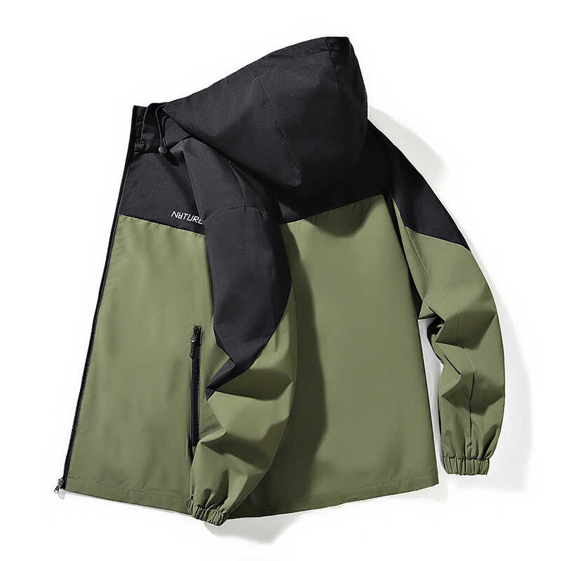 春秋季男士外套连帽休闲百搭夹克