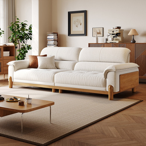 拉芙菲/LFF原木风布艺沙发