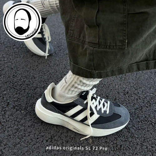 阿迪达斯Adidas三叶草SL 72 PRO男女款厚底缓震运动休闲鞋 KK3072