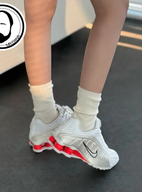 Nike耐克Shox R4女子透气缓震耐磨轻便运动跑步鞋AR3565-103-011