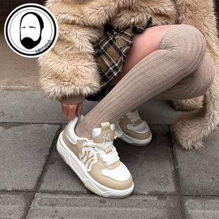 MLB情侣学长鞋男女NY复古撞色厚底增高运动休闲鞋3ASXM096N