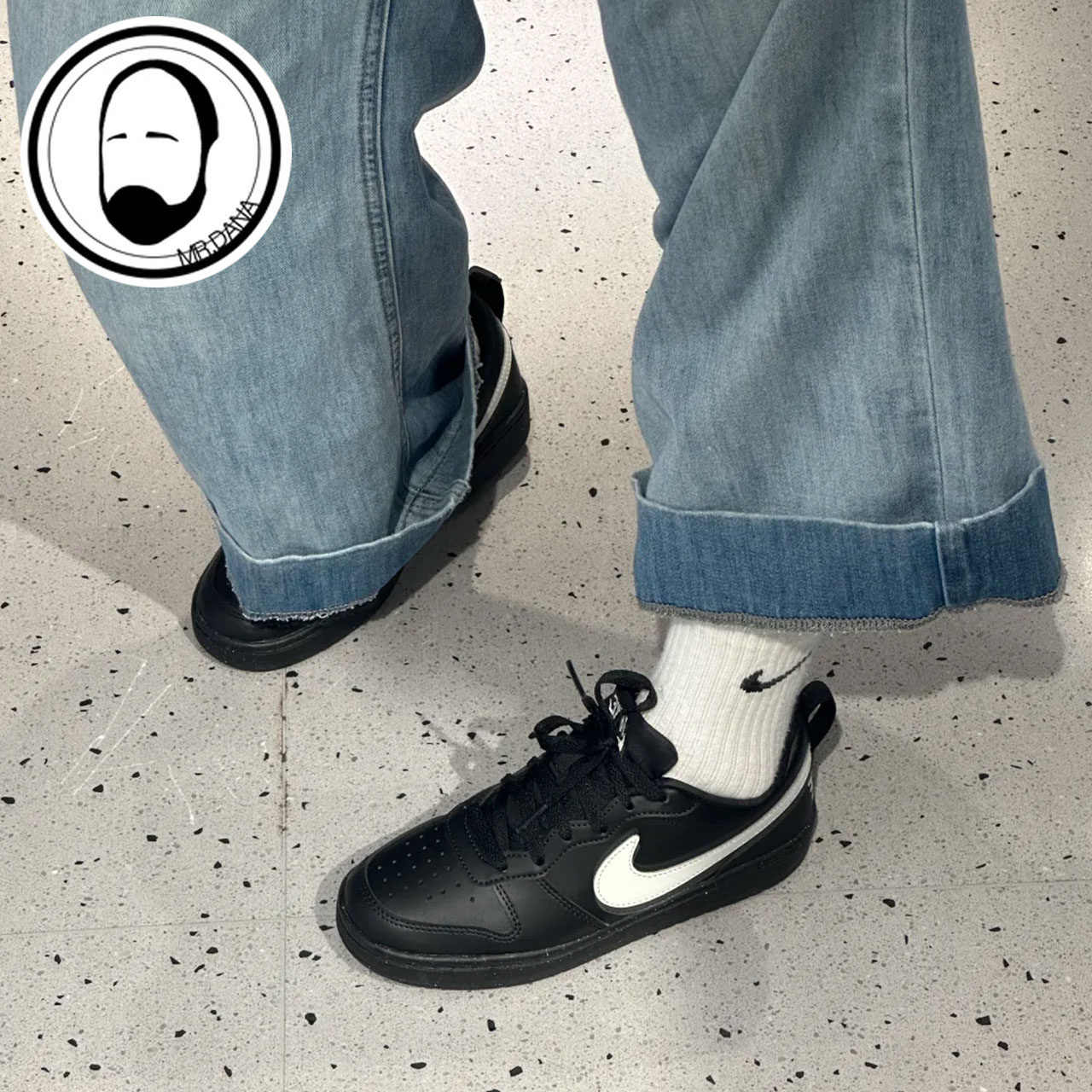 NIKE耐克大童鞋COURT BOROUGH运动鞋休闲鞋板鞋DV5456-023