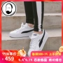 拿 PUMA SMASH PLATFORM giày đế bệt đế dày màu đen và trắng, giày thông thường 366487-12 - Dép / giày thường giày thể thao nữ màu đen