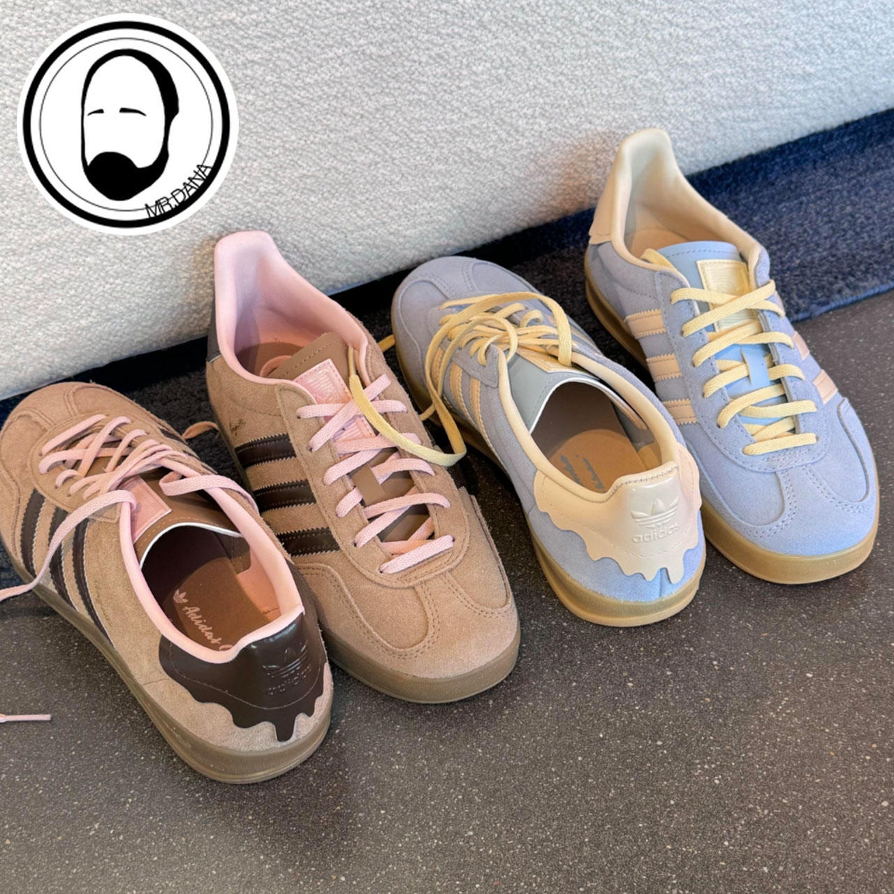 Adidas阿迪达斯三叶草GAZELLE INDOOR男女休闲板鞋JR8028 JR8029