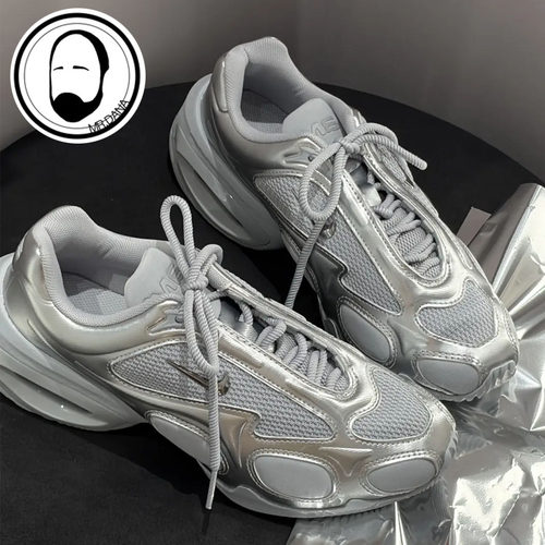 Nike耐克Air MAX Muse 银灰色女子厚底舒适运动休闲鞋FV1920-008