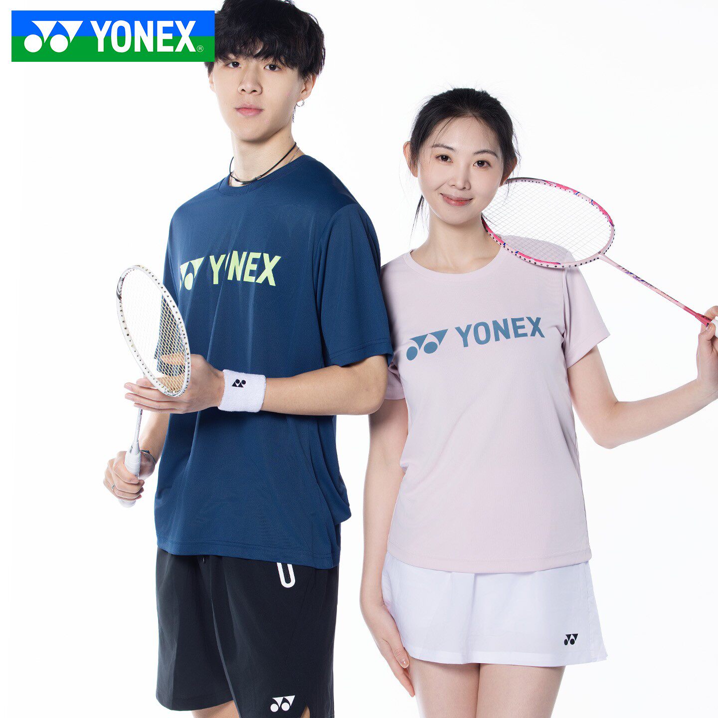 26款YONEX尤尼克斯羽毛球服yy运动短袖T恤男女款休闲上衣115095