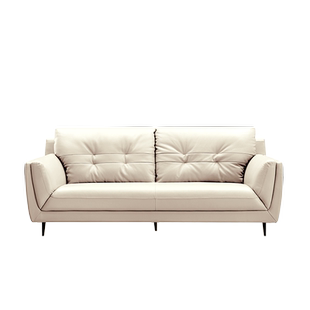 慕思集团旗下艾慕沙发头层牛皮客厅现代简约沙发小户型云朵家具