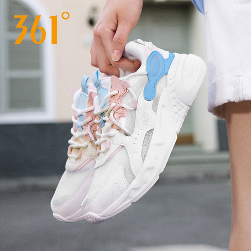 361度女运动鞋透气薄款休闲百搭