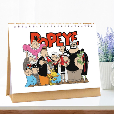 大力水手双面台历桌面摆台