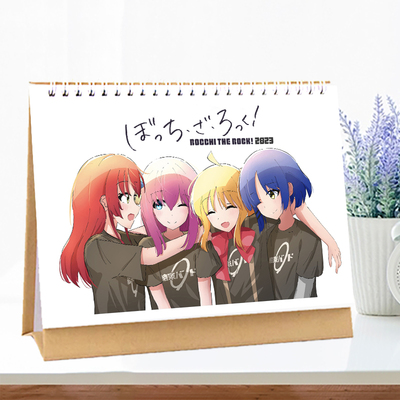 孤独摇滚台历2026年日历同款摆台周边生日礼物记事照片双面月历