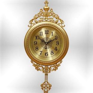 北极星20英寸摇摆挂钟创意客厅静音石英钟欧式家用卧室时钟