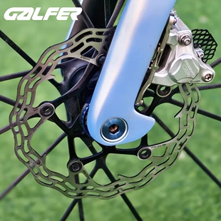 GALFER SHARK ROAD新款山地公路自行车刹车鲨鱼中锁超轻量碟片