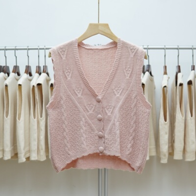 马甲背心女春秋毛衣外套