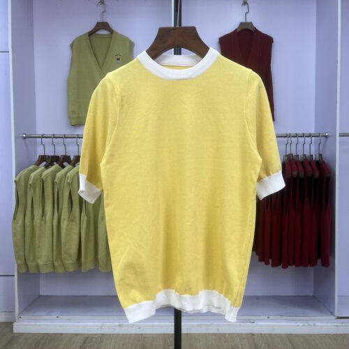 针织衫短袖T恤女2025新款