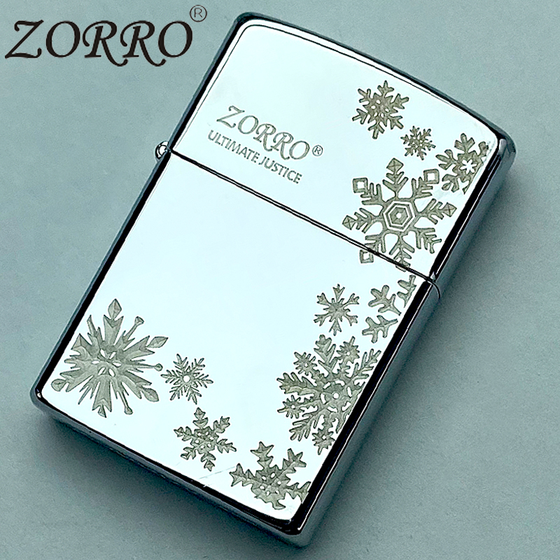 佐罗砂铬冰面雪花复古煤油打火机