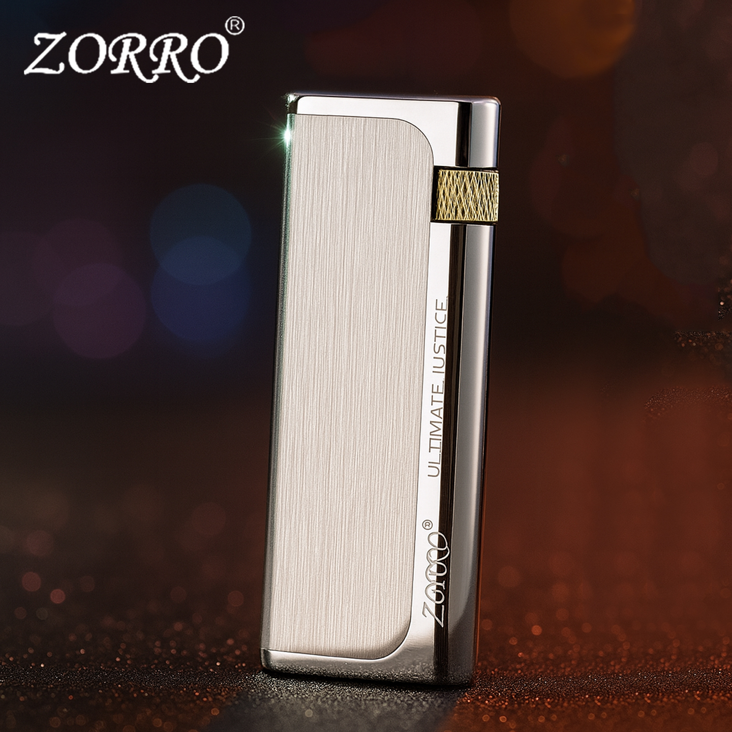 佐罗气体打火机薄款充气定制刻字