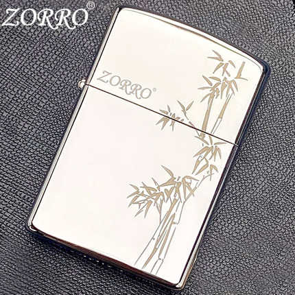 zorro佐罗煤油打火机正品高颜值防风老式刻字黄铜新款送男生礼物