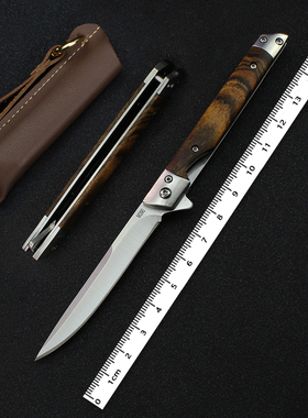 高端大马士钢头M390神笔小刀户外折叠随身便携刀野外高硬度锋利刀