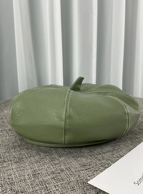 贝雷帽女秋天女士帽子时尚报童八角帽韩版秋季ns潮牌文艺防晒帽