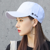 遮阳帽 时尚 鸭舌帽女韩版 潮ins潮秋天牌帽子女百搭白色弯檐女秋季