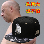 头大适合 遮阳帽 大头围秋季 帽子棒球帽男大码 秋天潮大号65cm男士