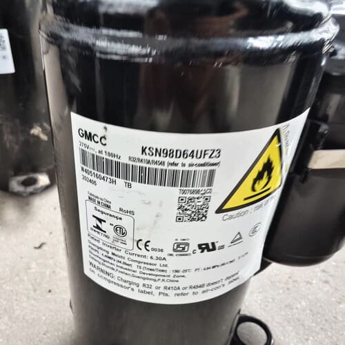 议价美芝压缩机KSN98D64UFZ3，支持R32/R410可维修