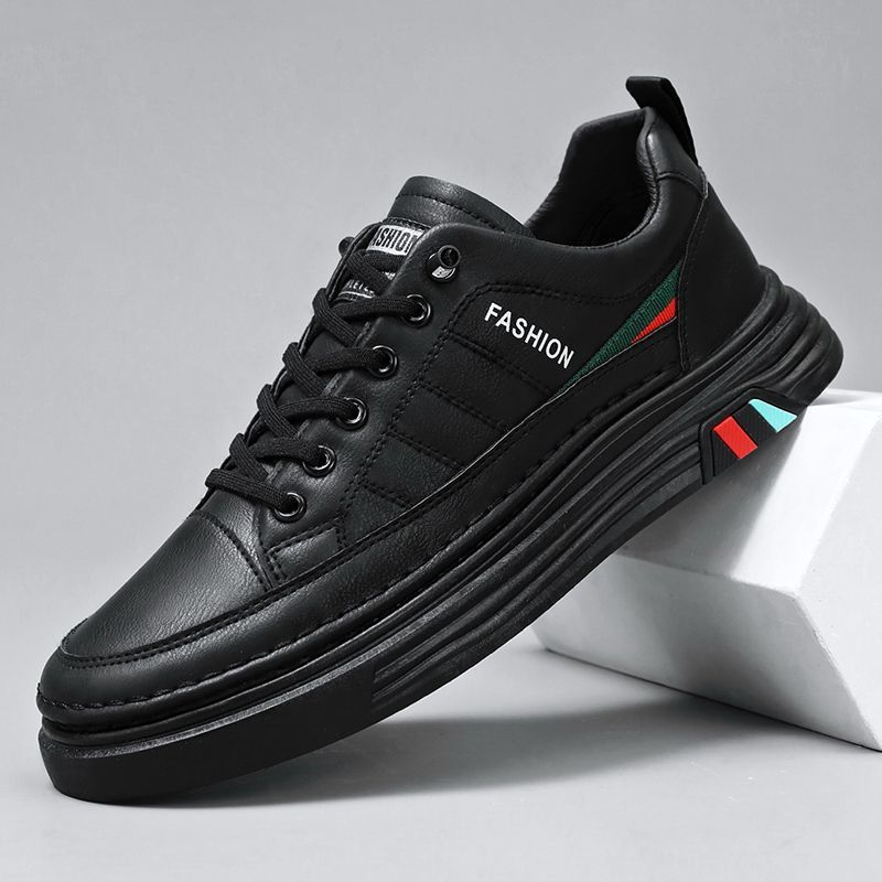 新款2025夏季板鞋爆款韩版休闲小白鞋子男百搭舒适学生男鞋